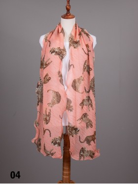 CHIFFON WRINKLE, JAGUAR SCARF